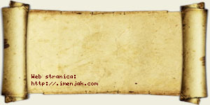 Danica Tomanović vizit kartica